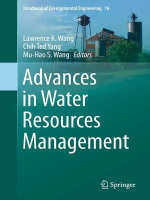 cover image of Advances in Water Resources Management